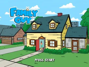 Family Guy Video Game (USA) screen shot title